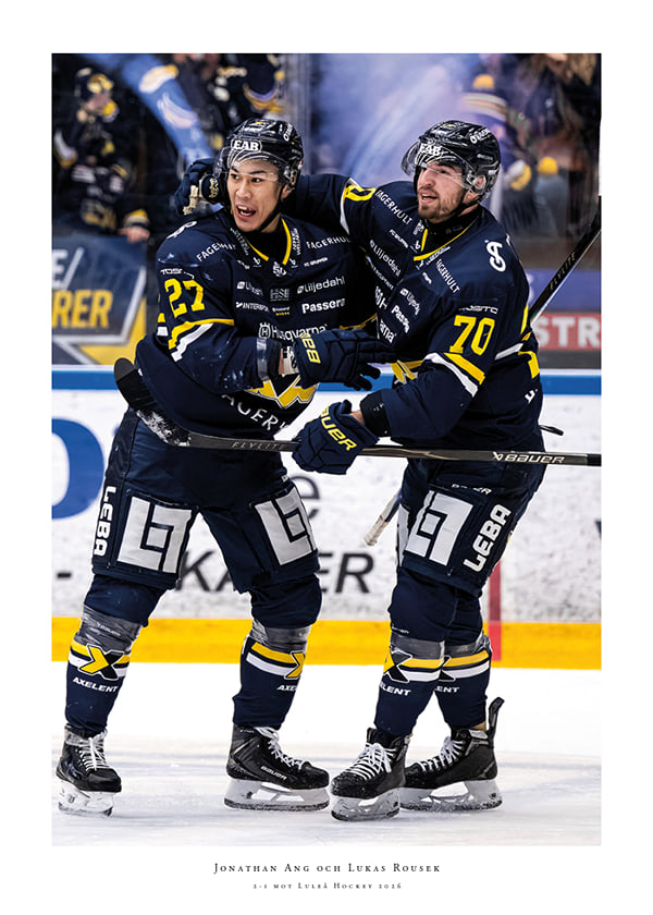 Poster Jonathan Ang och Lukas Rousek HV71 2026