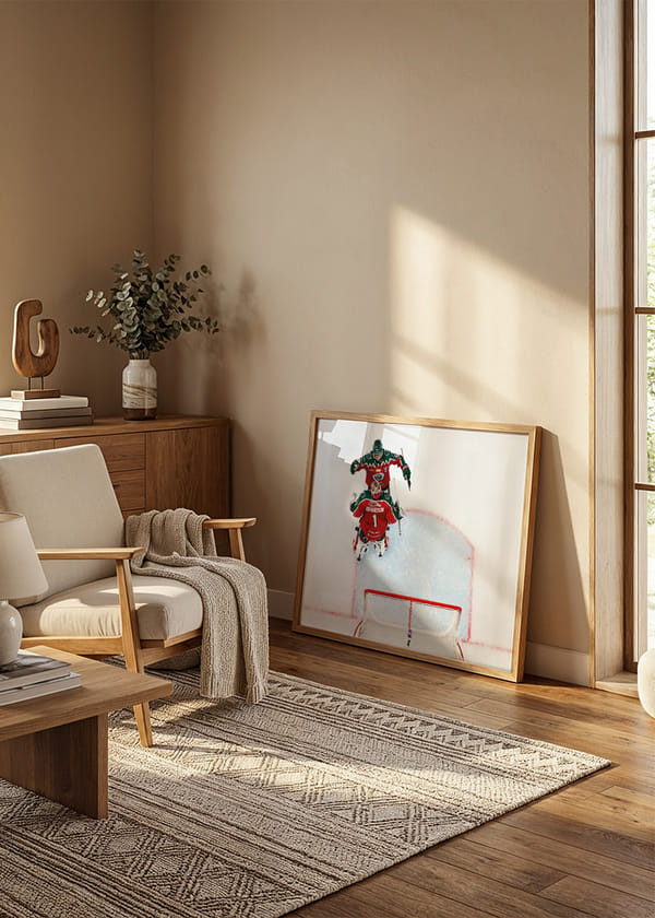 Poster Max Friberg Och Lars Johansson Frölunda HC 2025 crossfade