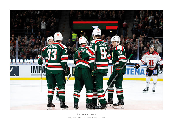Poster Retromatchen Frölunda HC 2026 No1