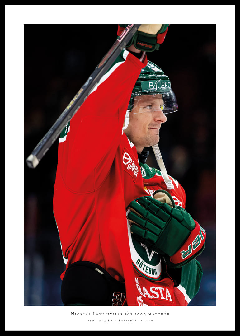 Nicklas Lasu 1000 Matcher Frölunda HC 2026-12
