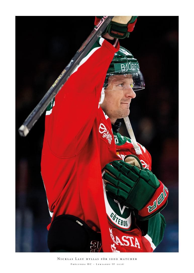 Nicklas Lasu 1000 Matcher Frölunda HC 2026-12