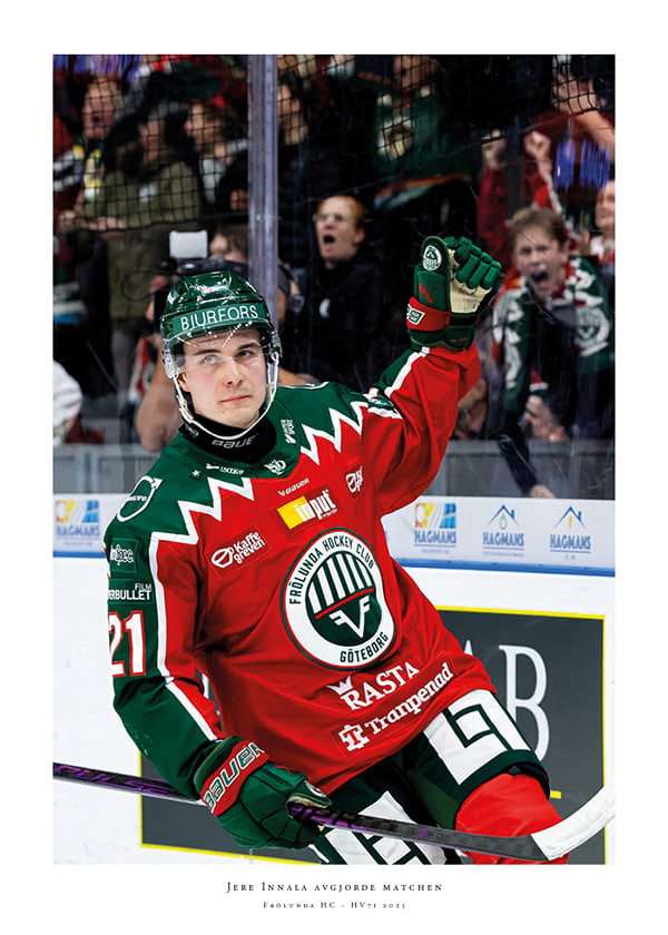 Poster Jere Innala Frölunda HC 2025
