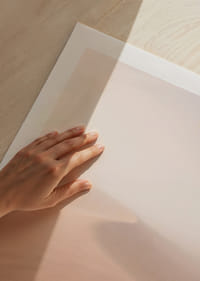 Soft pink sand dunes in a dreamlike desert horizon.-9