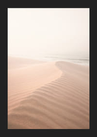 Soft pastel tones with calm sand dunes create tranquility.-5