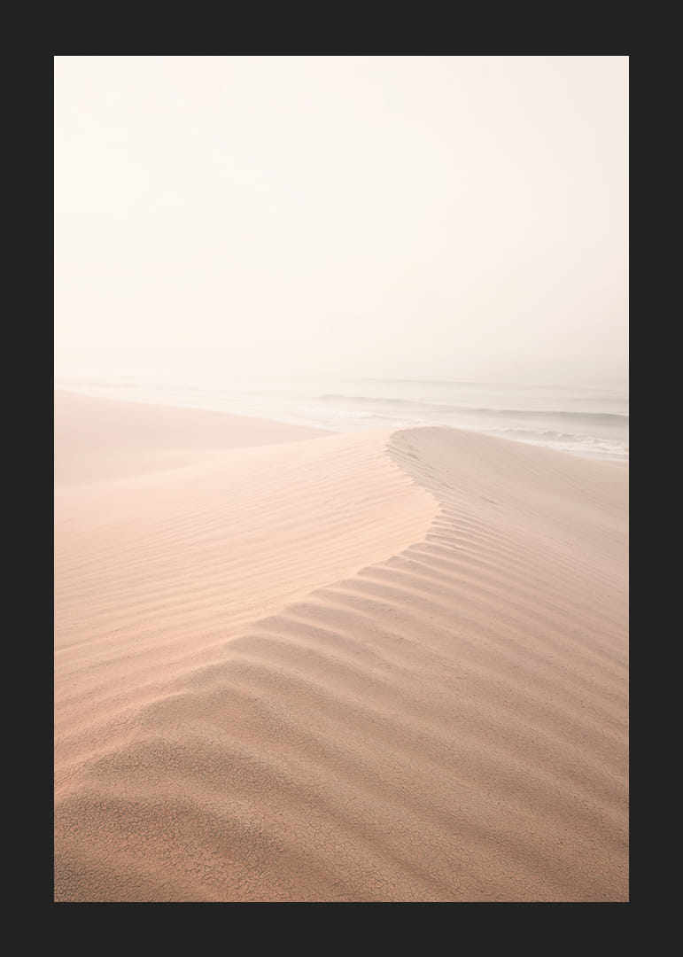 Soft pastel tones with calm sand dunes create tranquility.-12