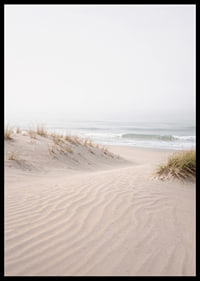 Soft sand dunes on a quiet beach create peace and harmony.-6