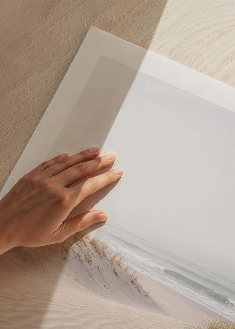 Myke sanddyner på en stille strand skaper fred og harmoni.-12