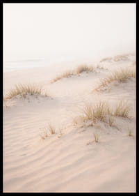 Soft sand dunes in a dreamlike light create peace and tranquility.-6