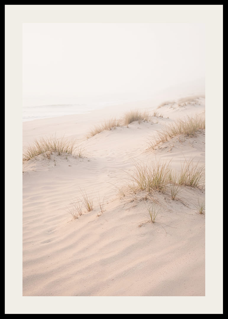 Soft sand dunes in a dreamlike light create peace and tranquility.-12