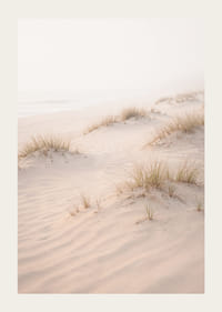 Soft sand dunes in a dreamlike light create peace and tranquility.-3