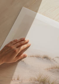 Soft sand dunes in a dreamlike light create peace and tranquility.-9