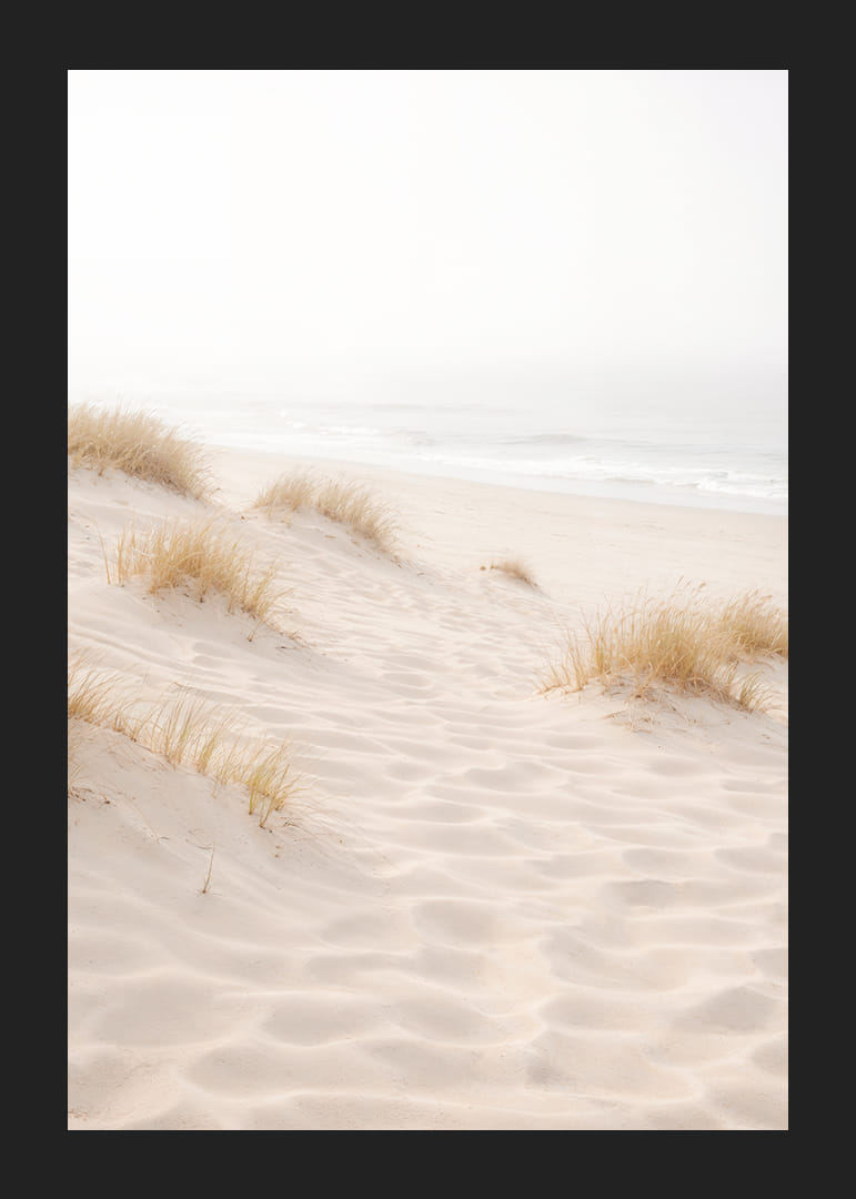 Soft sand and fog create a dreamlike beach atmosphere.-12