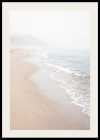 Soft morning mist sweeps over a quiet shoreline.-2