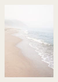 Soft morning mist sweeps over a quiet shoreline.-3