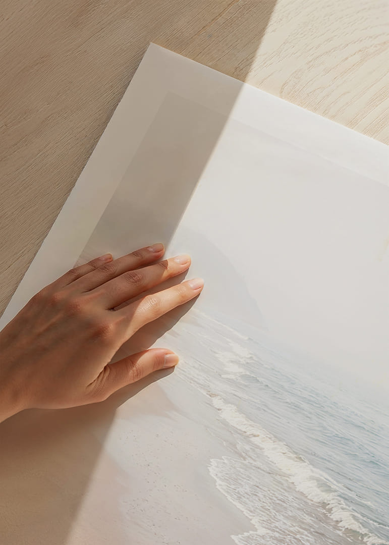 Soft morning mist sweeps over a quiet shoreline.-12