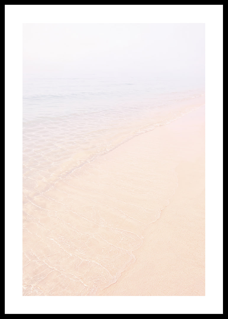 A dreamlike beach with soft pastel tones that inspire calm.-12