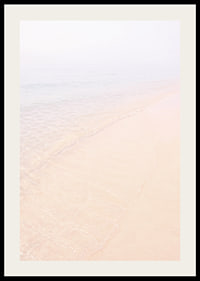 A dreamlike beach with soft pastel tones that inspire calm.-2
