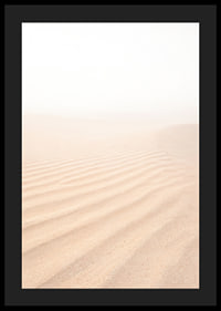 Soft sand mixes with a misty horizon and creates tranquility.-4
