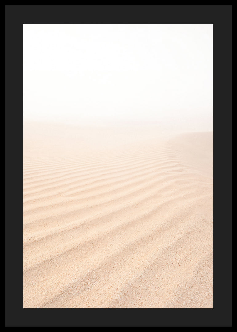 Soft sand mixes with a misty horizon and creates tranquility.-12