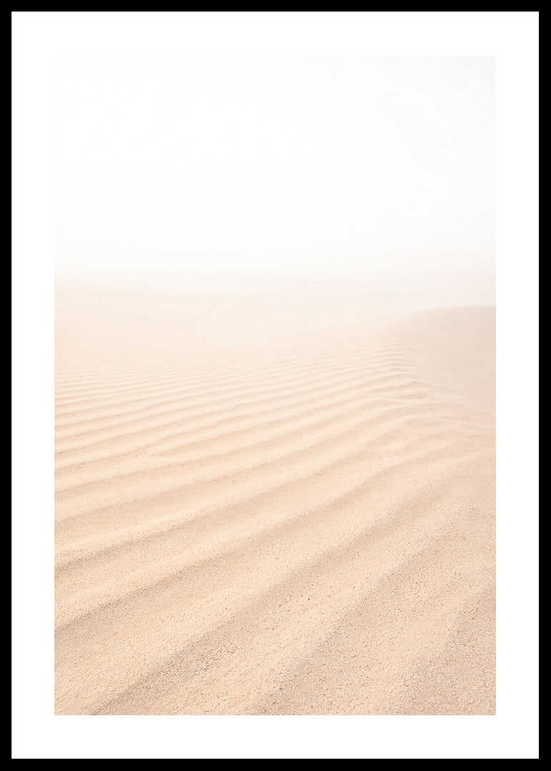 Soft sand mixes with a misty horizon and creates tranquility.-12