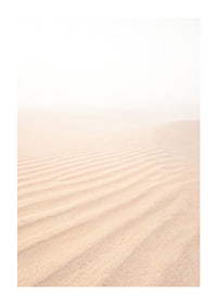 Soft sand mixes with a misty horizon and creates tranquility.-1