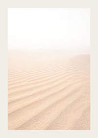 Soft sand mixes with a misty horizon and creates tranquility.-3