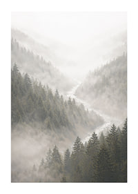 Magical mountains in fog create a peaceful harmony.-1