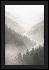 Des montagnes magiques enveloppées de brume créent une harmonie paisible.-4