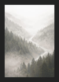 Des montagnes magiques enveloppées de brume créent une harmonie paisible.-5