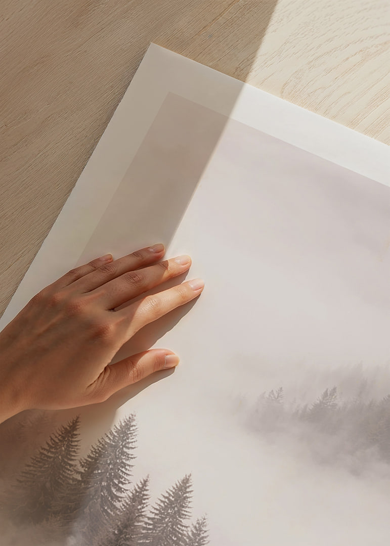Mist-shrouded fir trees create a dreamlike feeling.-12
