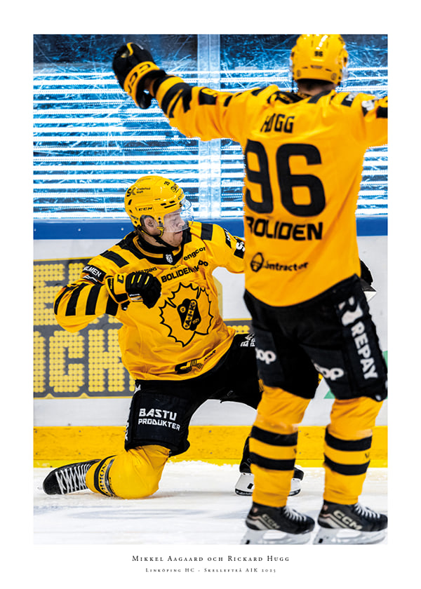 Poster Mikkel Aagaard och Rickard Hugg Skellefteå AIK 2025