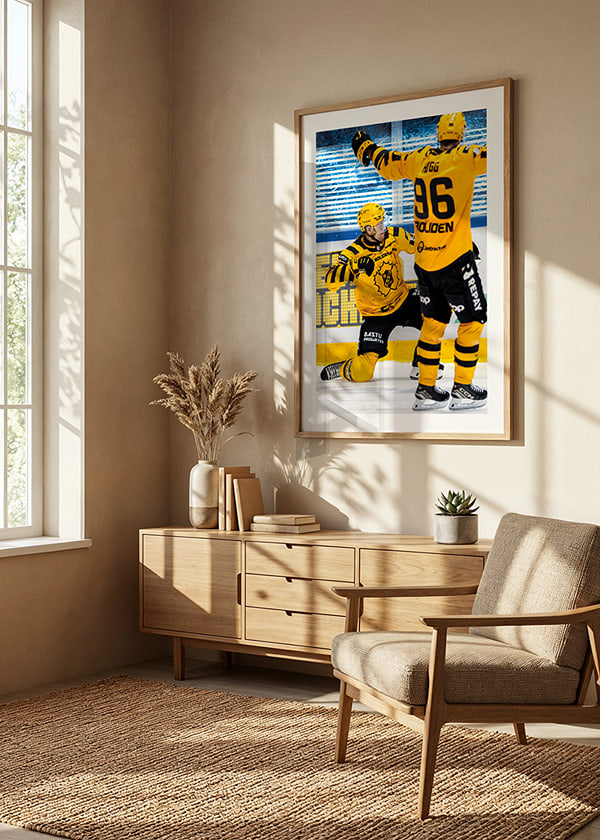 Poster Mikkel Aagaard och Rickard Hugg Skellefteå AIK 2025 crossfade