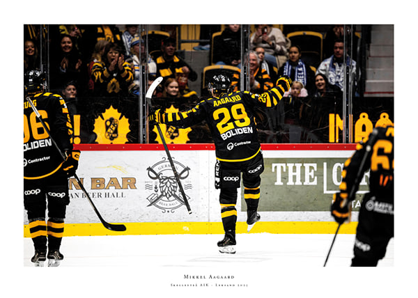 Poster Mikkel Aagaard Skellefteå AIK 2025 No1