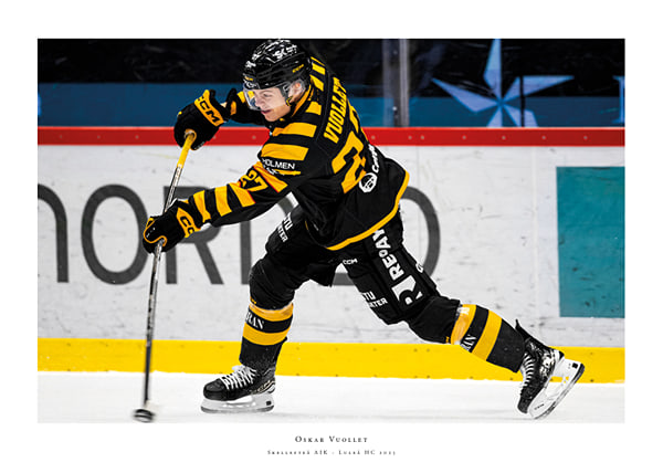 Poster Oskar Vuollet Skellefteå AIK 2025