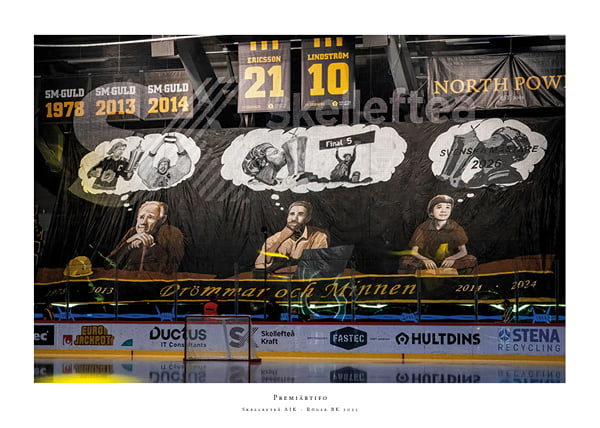 Poster Premiärtifo Skellefteå AIK 2025