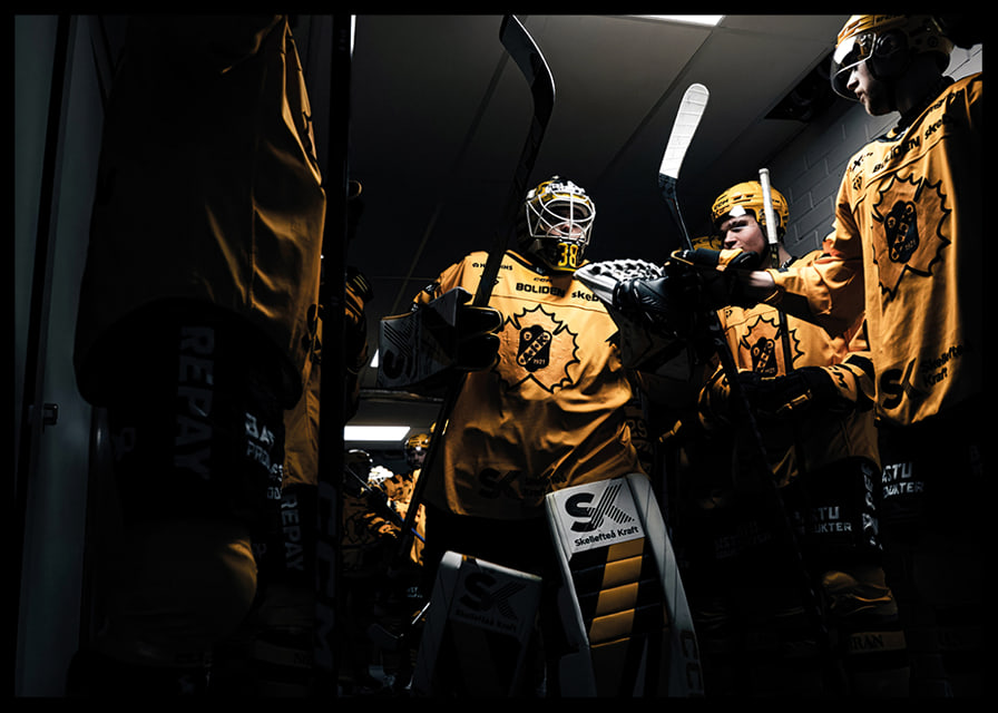Strauss Mann Redo För Match Skellefteå AIK 2025 No1-12