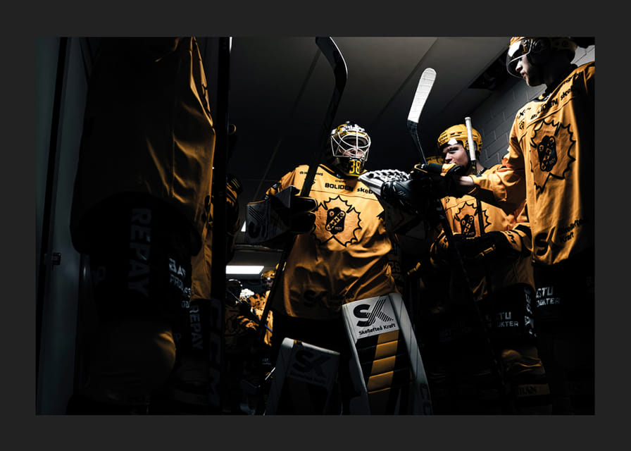 Strauss Mann Redo För Match Skellefteå AIK 2025 No1-12