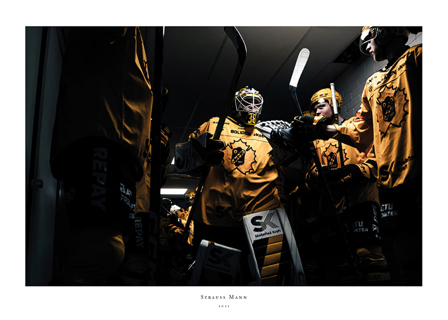 Strauss Mann Redo För Match Skellefteå AIK 2025 No1-12