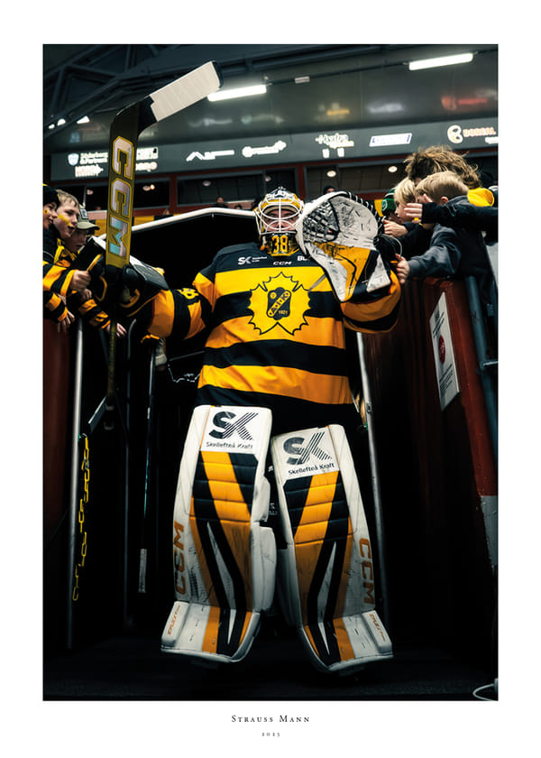 Poster Strauss Mann Redo För Match Skellefteå AIK 2025 No2