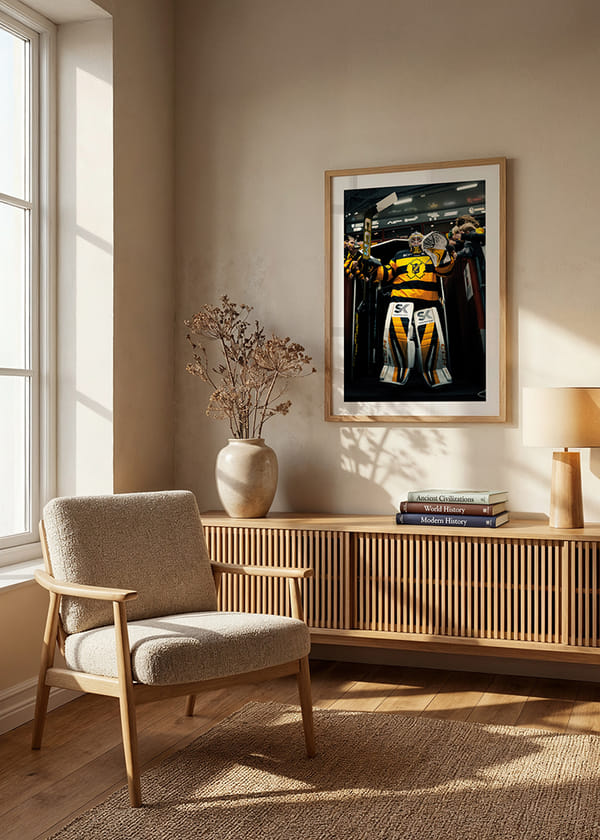 Poster Strauss Mann Redo För Match Skellefteå AIK 2025 No2 crossfade