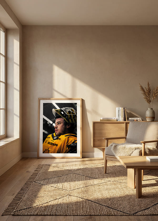 Poster Strauss Mann Närbild Skellefteå AIK 2025 crossfade