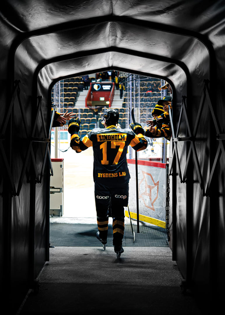 Pär Lindholm Redo För Match Skellefteå AIK 2025-12