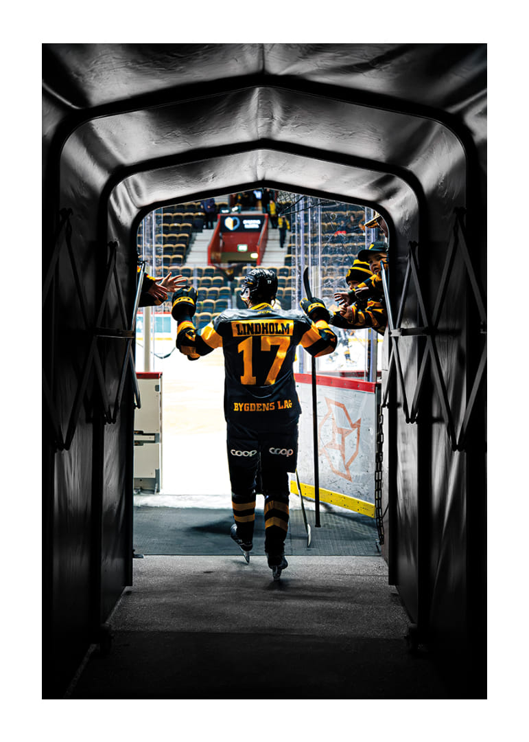 Pär Lindholm Redo För Match Skellefteå AIK 2025-12