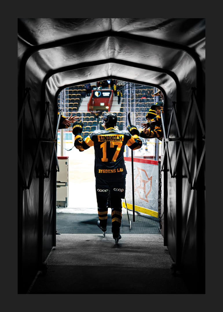 Pär Lindholm Redo För Match Skellefteå AIK 2025-12