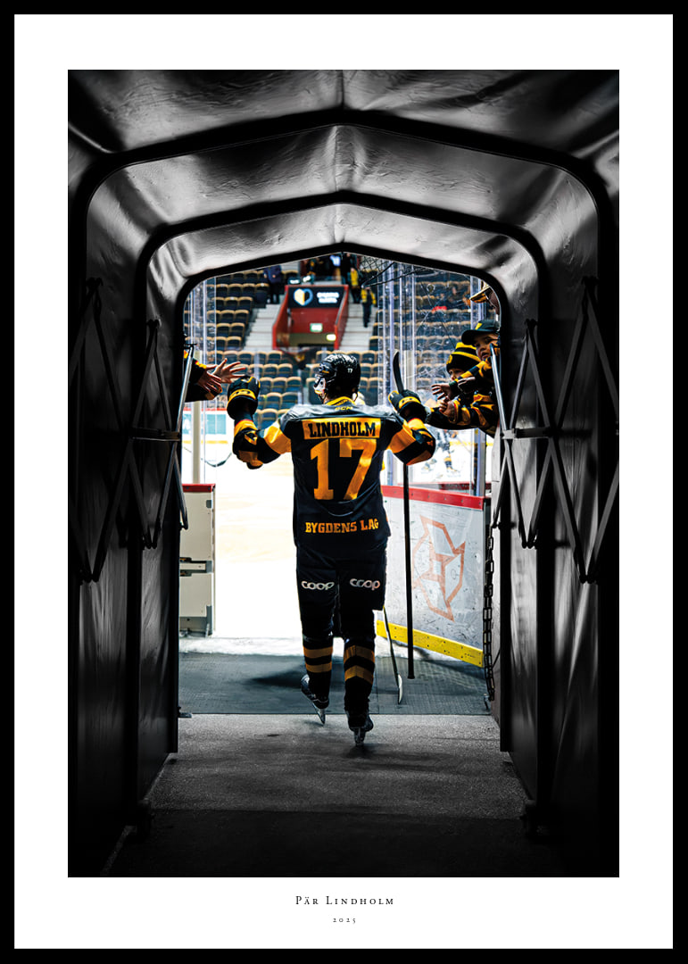 Pär Lindholm Redo För Match Skellefteå AIK 2025-12