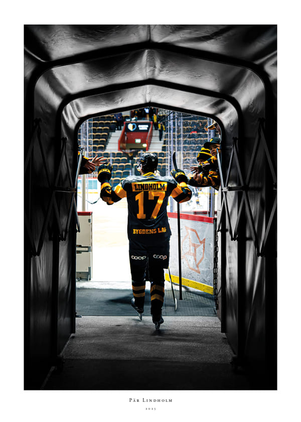Poster Pär Lindholm Redo För Match Skellefteå AIK 2025