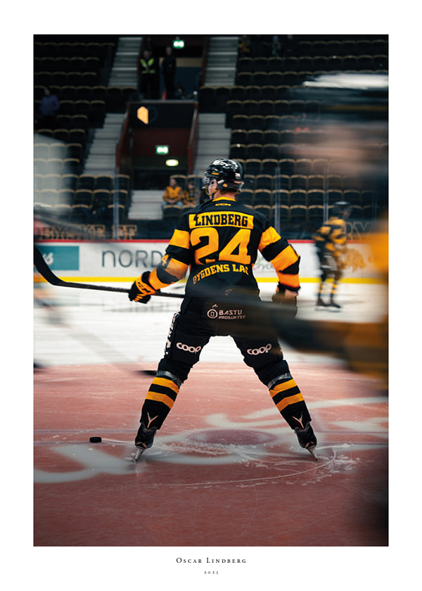 Poster Oscar Lindberg På Isen Skellefteå AIK 2025