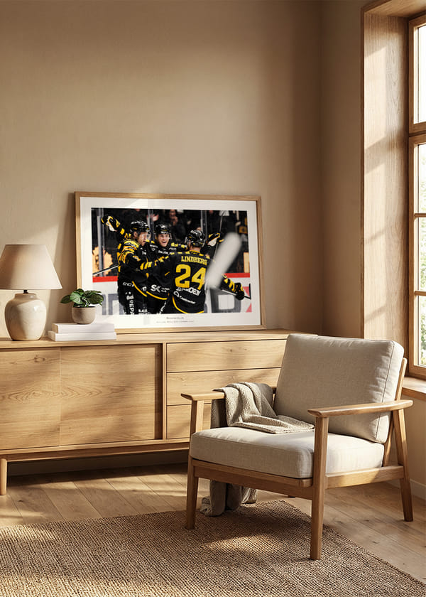 Poster Succékedjan - Aagaard, Hugg och Lindberg Skellefteå AIK 2026 crossfade