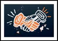 Lakers For Peace Handshake Non-Violence No1-0