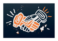 Lakers For Peace Handshake Non-Violence No1-1